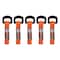 Ergodyne Web Tool Tether, Non-Conductive D-Ring, Orange, 6PK 3707 - alternate 1